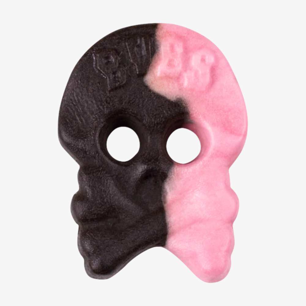 BUBS Raspberry Liquorice Foam Skull