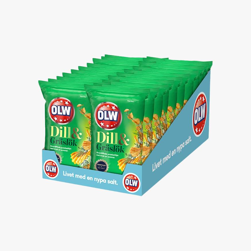 OLW Dill & Chives 175g (6,17 oz) 21-Pack Full pack