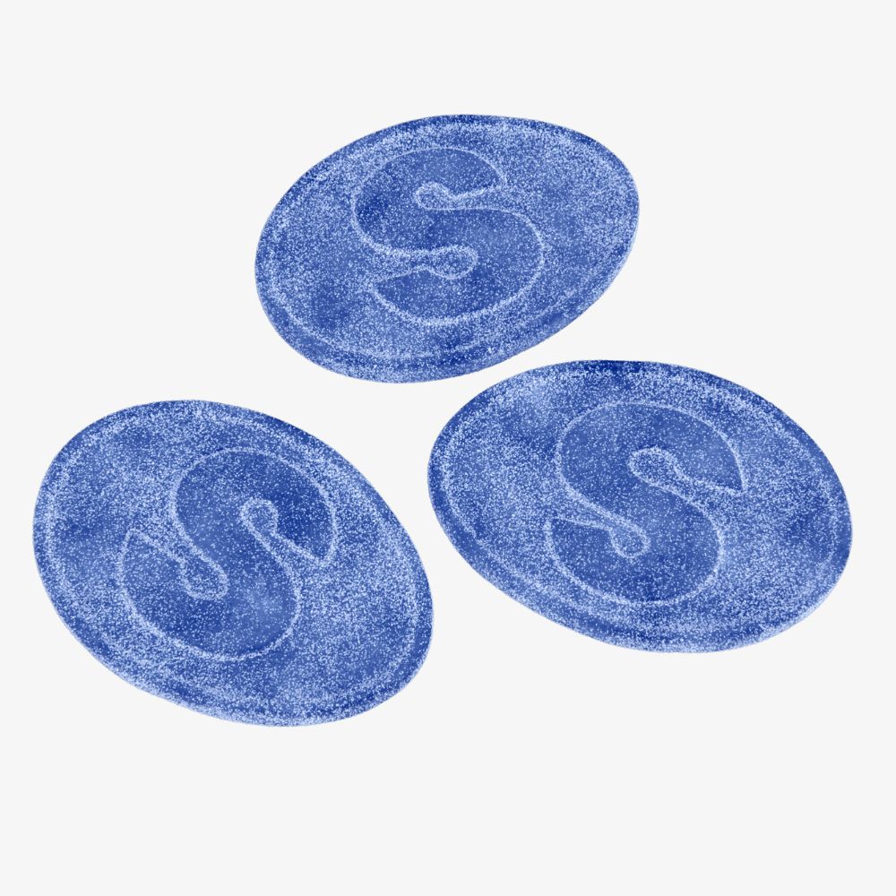 S-Märke Sour Blue Raspberry 4Kg