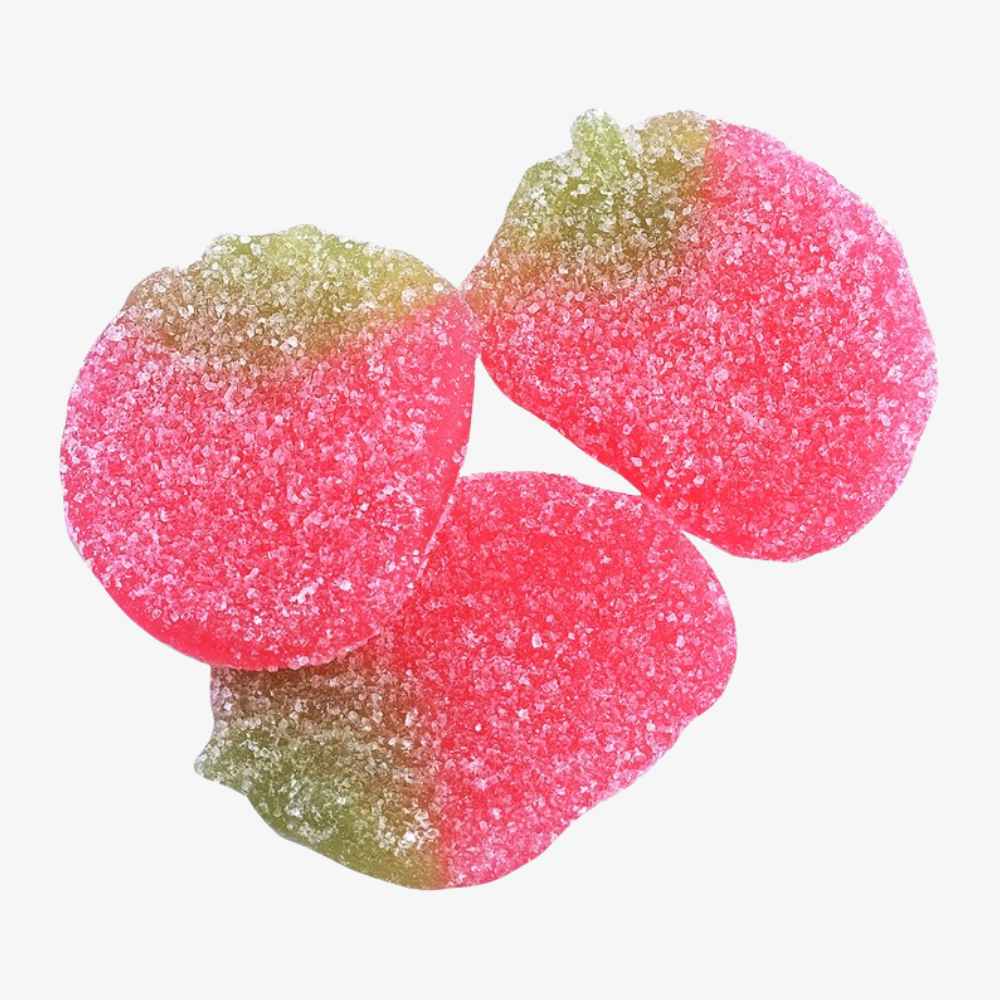 Sugared strawberries