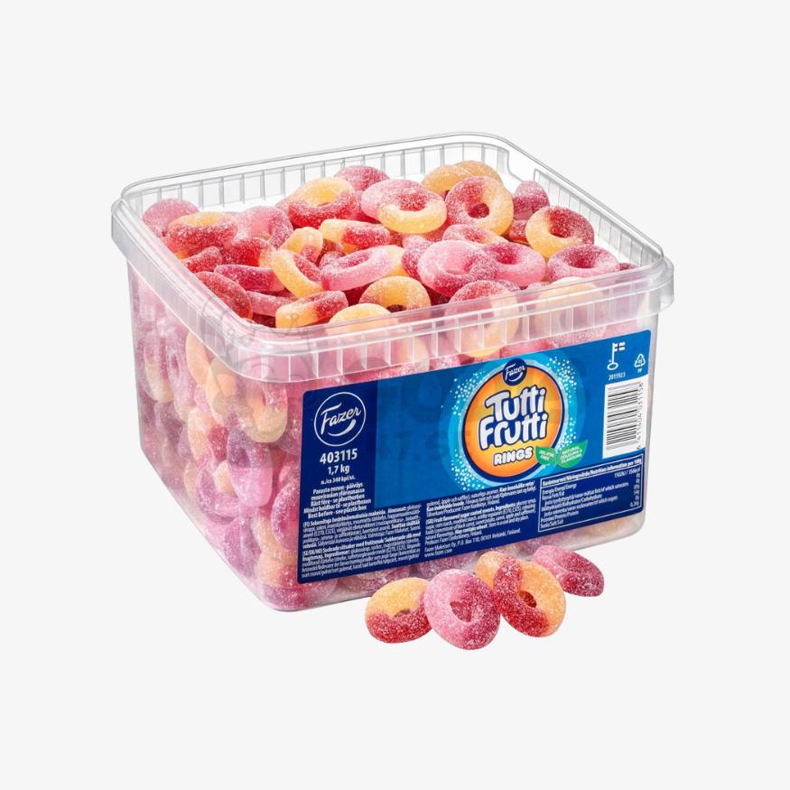 Tutti Frutti Rings 1,7Kg (3,7LB)