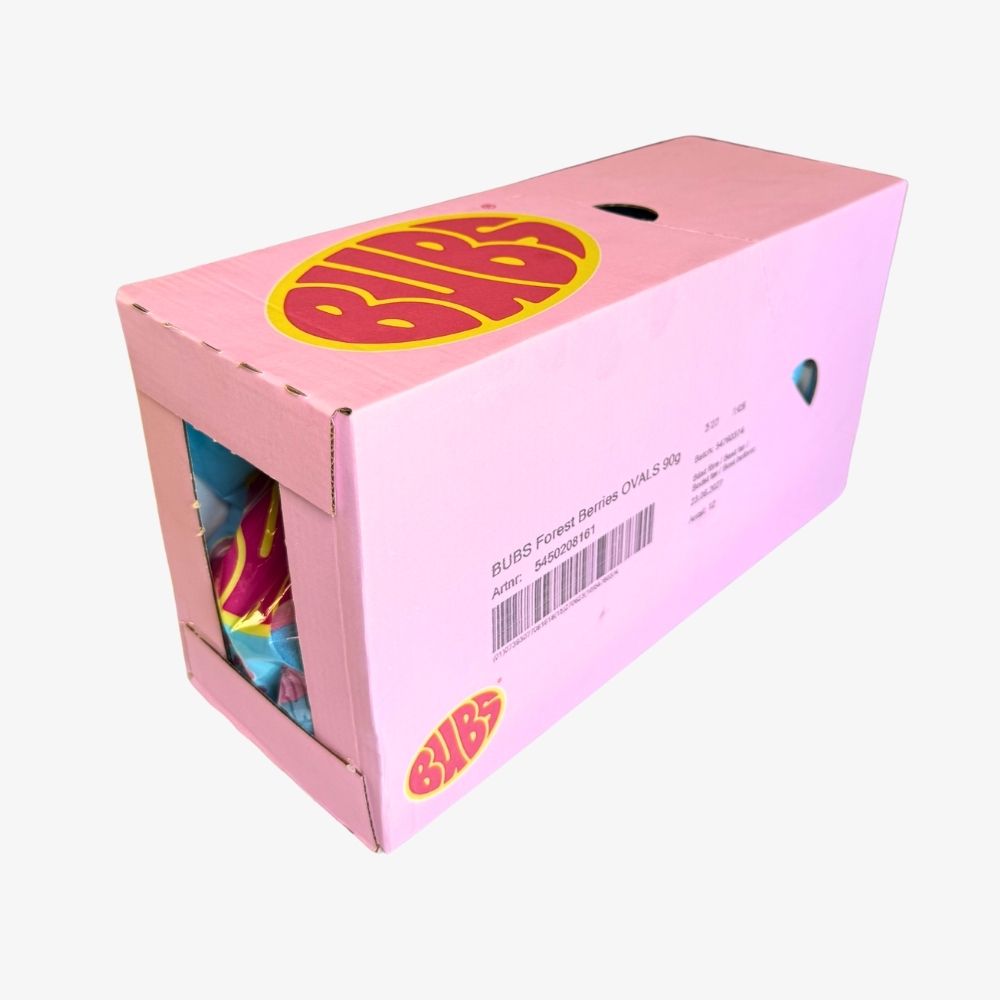 BUBS Sour Forest berries Ovals 90G / 3.17OZ 12-Pack