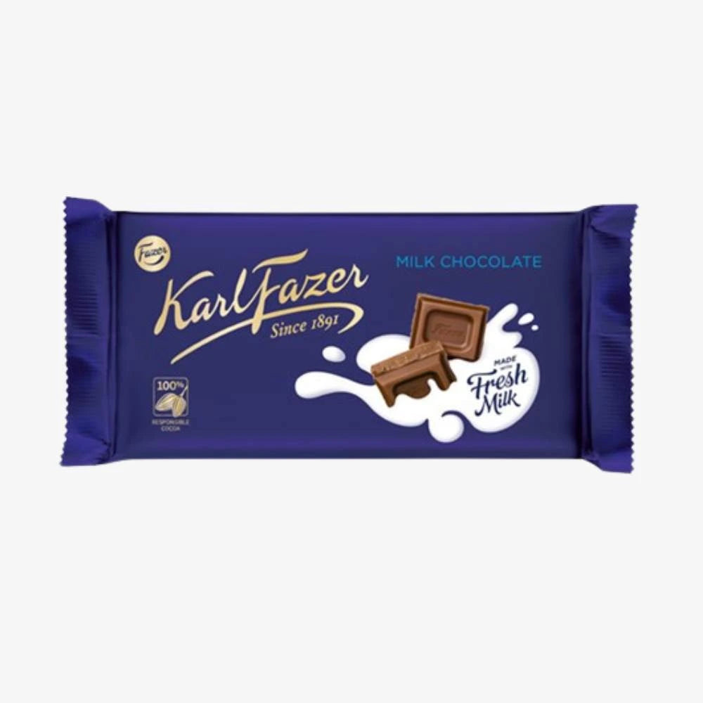 Karl Fazer milk chocolate bar