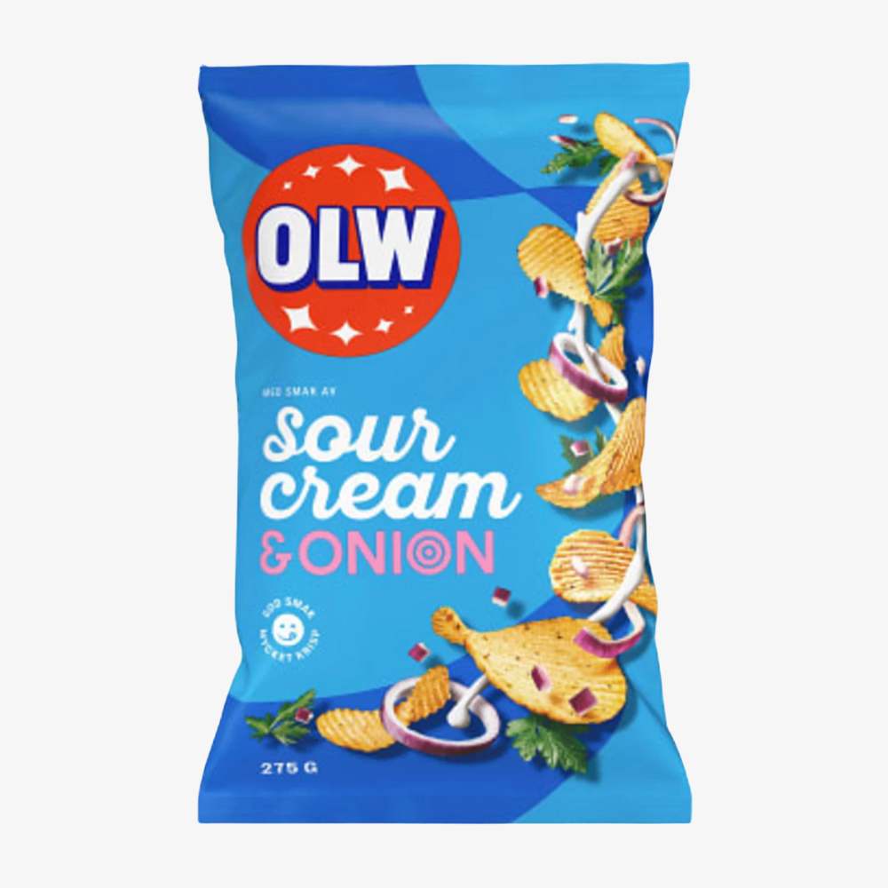 OLW Sourcream & Onion Chips